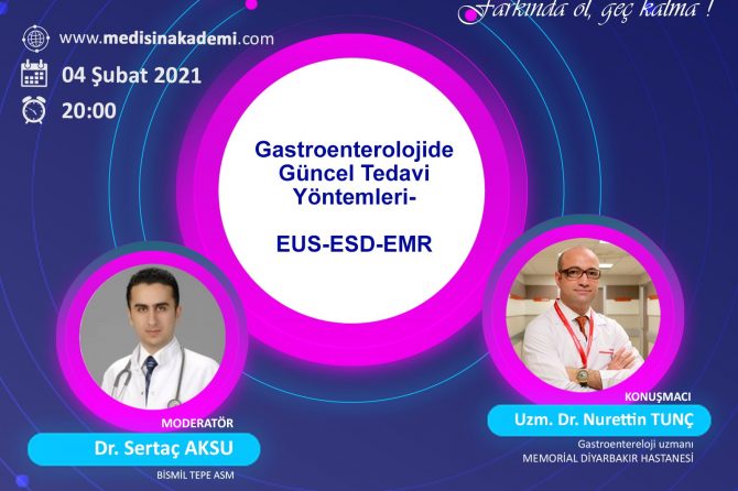 4 Şubat 2021 Gastroenterelojide Güncel Tedavi yöntemleri Eğitim Toplantısı